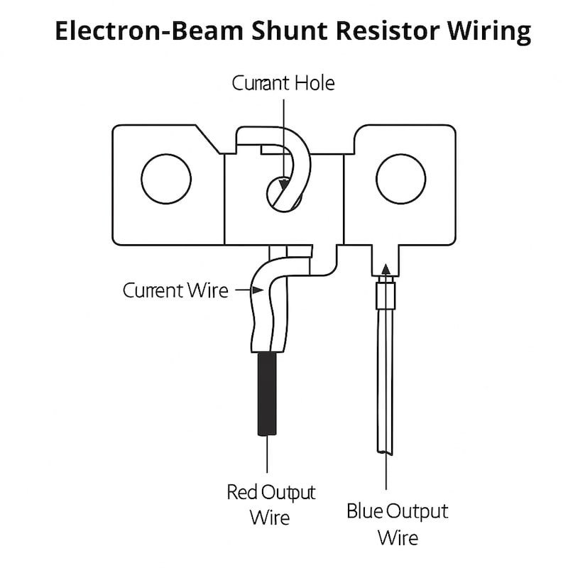Electron-Beam-shunt