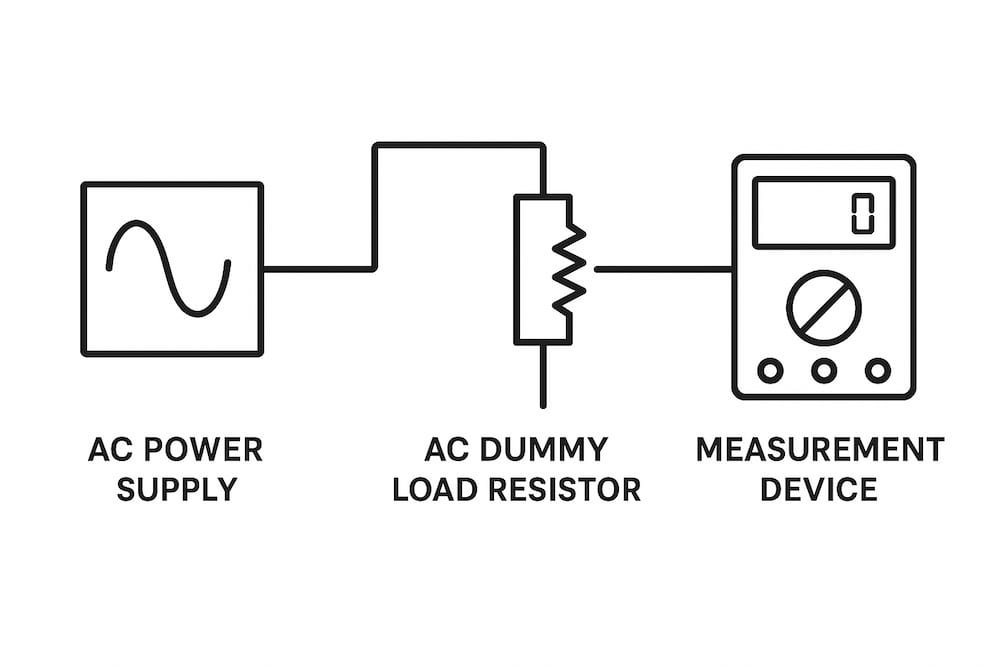 AC Dummy Load Resistor used in power supply test setup