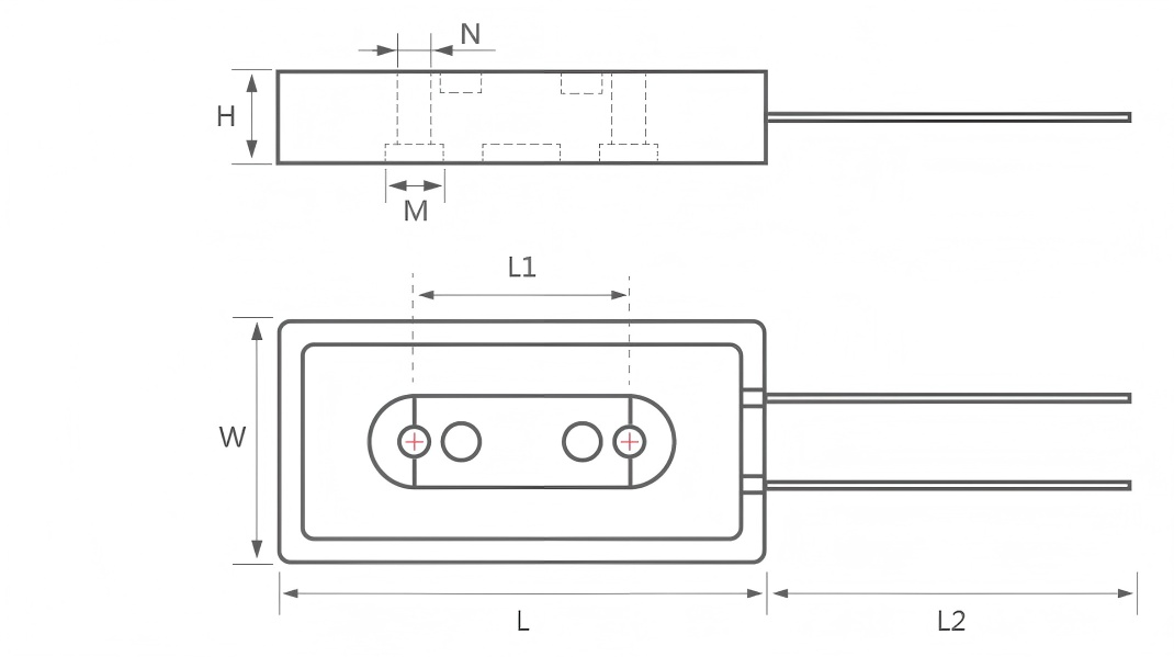80W ceramic resistor