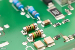 PCB layout and high-power resistors with protective coating for reliability