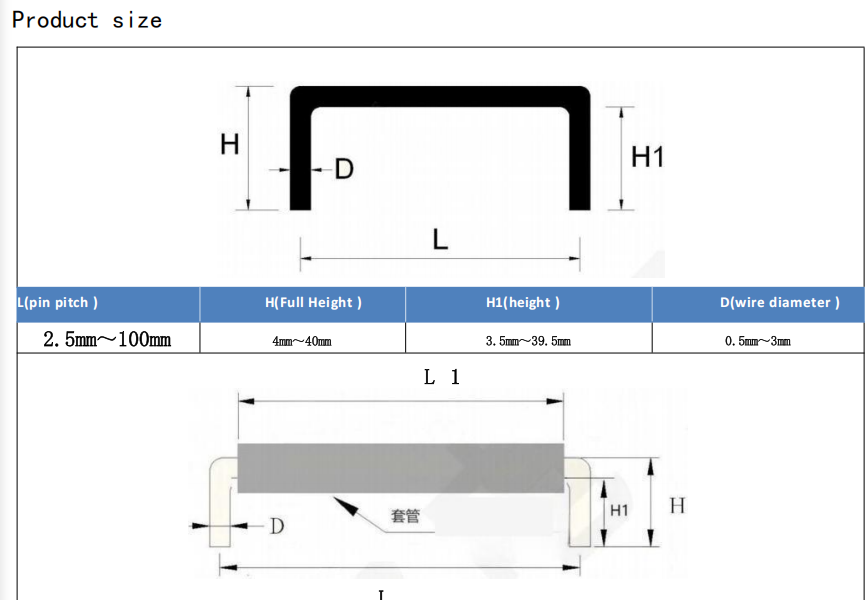 U Type Jumper Resistor Solutions